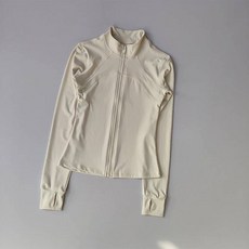 요가 정장 여성의 하이 엔드 스탠딩 칼라 긴 소매 스포츠 자켓 러닝 트레이닝 피트니스 탑 방풍 러닝 슈트