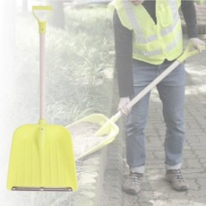 아이픽 튼튼한 다용도 제설삽 대형 눈 넉가래 곡물 비료 삽, 1개