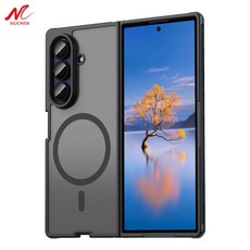 프리미엄 갤럭시 Z폴드7 맥세이프 무광 마그네틱 무선충전 하이브리드 케이스, 갤럭시 Z 폴드7, Blue