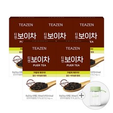 티젠 보이차 추출분말 18g(10입) 5개, 티젠 보이차 추출분말, 18g(10입), 5개