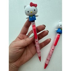 움직이는키티볼펜 귀여운키티볼펜 신학기문구, 1개, 핑크