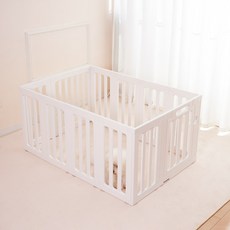 펫인 애견 울타리 세트 실내용 반려동물 펜스, 1개, 화이트