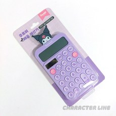 산리오 캐릭터즈 입체 피규어 계산기, 1개, 쿠로미