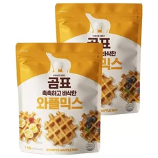 (1+2) 곰표 와플 믹스 1kg 2개 3Set, 1개