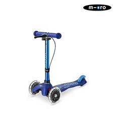 마이크로킥보드 미니 핸드 디럭스 LED, 블루, 1개