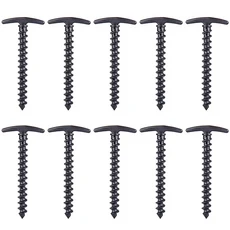 텐트부품 야외 캠핑 텐트 페그 그라운드 네일 나사 앵커 말뚝 하이킹 정원 핀 액세서리 로트당 10 개, 2) Green 10pcs