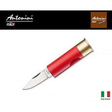 Antonini CARTRIDGE子彈造型折刀, 1個, 紅色