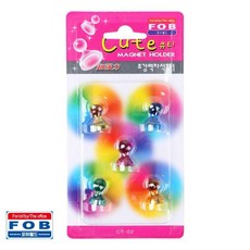 포비 초강력 큐티 자석 홀더 CT 02 11mm 5개입 놀이용 won+7346Bd