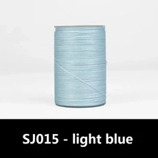 팔찌 목걸이 구슬 코드 제작 폴리에스터 가죽 m DIY 공예 스레드 바느질 40 0.65mm 예술 왁스 라운드 주얼리, 0.65 mm Diameter, SJ015 - light blue, 1개