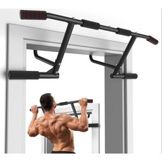 ONETWOFIT 출입구용 풀업 바 199.6kg(440파운드) 튼튼한 상체 피트니스 운동 바 홈 체육관 운동용 멀티 그립 강도 벽걸이 도어 프레임 턱업 바 거의 모든 문, ONETWOFIT 출입구용 풀업 바, 199.6kg(4