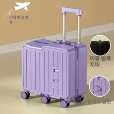 뚜뚜상점가 캐리어 타는 베이비 미니 소형 여행용 캐릭터, 1개, 라일락퍼플 80kg