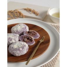 도원떡 블루베리두텁떡 20개 개별포장떡 선물세트 답례품 60g, 블루베리+쑥 혼합 20개, 1