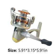듀얼 원심 브레이크 5.2:1 내부식 베어링 낚시 두루마리 회전 금속 미끼 주조 낚시 두루마리, 01 onesize