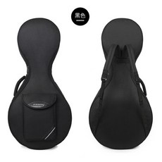 中阮袋 中阮背袋 加厚中阮包 便攜輕便中阮琴袋 雙肩背包琴套 耐用樂器防潑水包, 1個, 黑色, 黑色