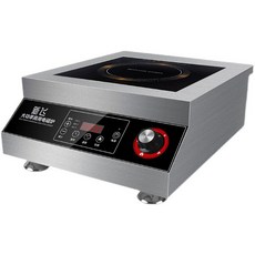 고출력 업소용 인덕션 국솥 화로 스토브 하이라이트, 듀얼 시스템 5000W 플레인 220V
