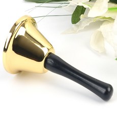 식당카운터 클래식 종 콜벨 핸드벨 호출벨 알림벨 식당카운터벨, 금색 - 65mm, 1개
