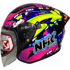 NHK S1 GP PRO MT18 Mathias Tamburini 內藏墨片半罩式安全帽, MT18(Mathias Tamburini)