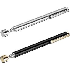 포켓 클립이 있는 2피스 마그네틱 텔레스코핑 픽업 도구 3파운드 확장 가능 그래버 리처 25인치 유연 자석 회수 스틱 가젯 남성에게 적합한 선물