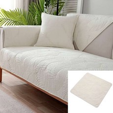 소파 팔걸이 겸 등받이 패드 90cm 베이지 쇼파매트 쇼파깔개