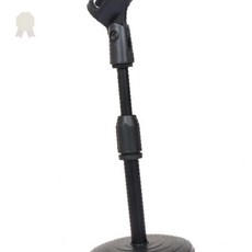 높이조절 음성녹음 방송용 받침대 원형바닥 안정적인 고정장치 실내녹음 온라인방송, 1개