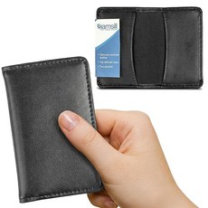 Samsill 81220 리갈 가죽 명함 홀더 25개 비즈니스 케이스 블랙, Samsill 81220 리갈 가죽 명함 홀더, 25개