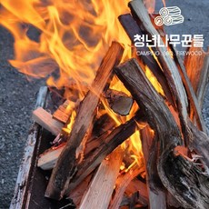 청년나무꾼들 캠핑 불멍 기계건조 국산 참나무 잘타는 장작 20kg 1박스, 15kg