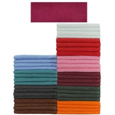 34x77 80g 10장 선경 국산 미용수건 마사지 병원 요양원 미용실 사우나 휄스장 가정 업소용 타올 선경타올, 3408팥죽, 10개