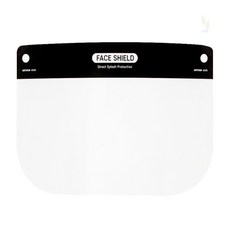 투명 페이스쉴드 안면 보호대 방지 얼굴 보호막, 1개, 1개입