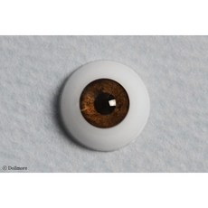 돌모아12mm 라운드 아크릴 안구 12mm - Optical Half Round Acrylic Eyes (SE10), 1개, brown