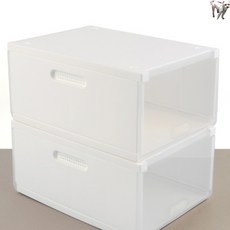 꿀이맘쓰리 신발보관함 2팩 신발케이스