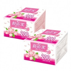 藝術家 花彩環保小抽衛生紙 無添加螢光劑, 1個