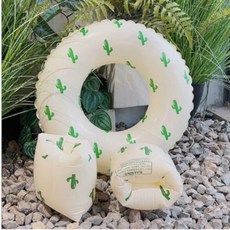 물놀이 암링 수영 안전 어린이 보조 팔튜브 물놀이용품 안전장비 링튜브, 1개, 링튜브블루줄무늬