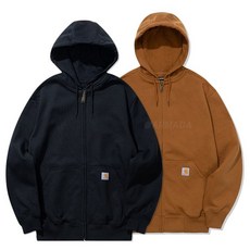 정품 칼하트 100614 헤비웨이트 풀집 후드집업