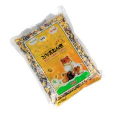 AN 소동물 사료 영양 씨앗 다람쥐 햄스터 600g 열매 기니피그 먹이, 1개