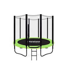 KeyStone 넉넉한사이즈 대형트램폴린 SP9 10피트점핑 덤블링 방방 대형트램펄린 트렘폴린, 오렌지, 1개