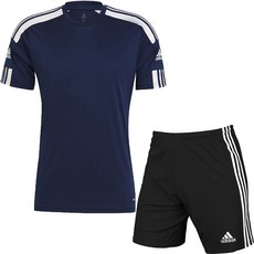 아디다스 반팔티 반바지 반팔 티셔츠 운동복 세트 SQ21 남여공용 트레이닝복 + ALS 마스크