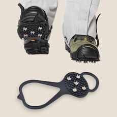 도심 아이젠 도시형 운동화 생활형 시티 아이젠 도시 경량 등산용 도심형, 2아이젠-L, 블랙