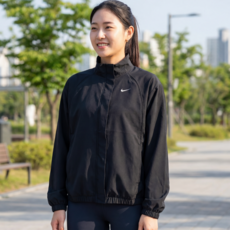 나이키 여성 드라이핏 데일리 집업 재킷 가벼운 점퍼 러닝 자켓 바람막이 아우터 트레이닝 상의 의류케이스세트