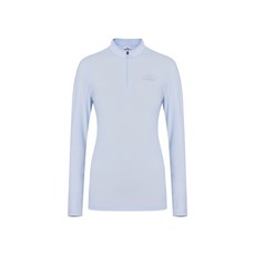 [아이더] POP 여성 냉감 긴팔 짚업 티셔츠_ICE BLUE