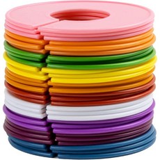 Sukh 30개 옷장 칸막이 옷 정리함 여아 남아 라벨 분리기 의류 옷걸이 마커 사이즈 10가지 색상