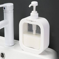 투명 디스펜서 욕실소품, 500ml