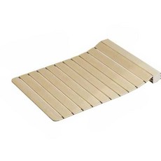 허리보호 접이식 침대패드 패널 패드 매트 깔판 나무판 원목, 70x180