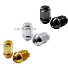 EASY ROOM 쌍용 순정 휠 너트 M14 x 1.5 육각 락너트 suv 쉐보리 티볼리 렉스턴 스포츠 1PCS, 골드, 1개
