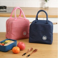 bns 베이직 도시락 가방 보냉백 런치백 옥스포드도시락 보냉백 런치백, 블랙, 상세설명 참조