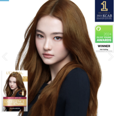 로레알파리 엑셀랑스 크림 염색약, 6.54 밝은갈색(구리빛), 3개