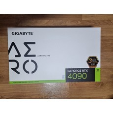 <국내배송> GIGABYTE 지포스 RTX 4090 AERO OC D6X 24GB 쿨러와 방열판