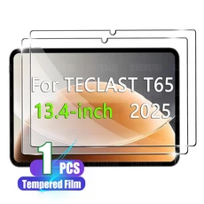 TECLAST T65 2025 HD용 13.4인치 태블릿 강화 유리 필름 투명 스크래치 방지 라디안 9H 경도 보호기, 01 1PCS Tempered Glass