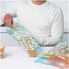 베코스타 지퍼백20P 2L 라이트오렌지핑크+블루, 없음, 1개