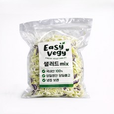 국산 양배추채 적채 샐러드 mix, 1개, 500g