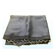 대형 트램폴린 실내외 점핑매트 방방이 철제 프레임 놀이기구 운동용품 성인용 야외용, 1개, 2_블랙링추가1.66m40개